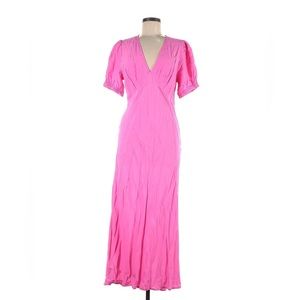 Pink mid/maxi length spring/summer dress